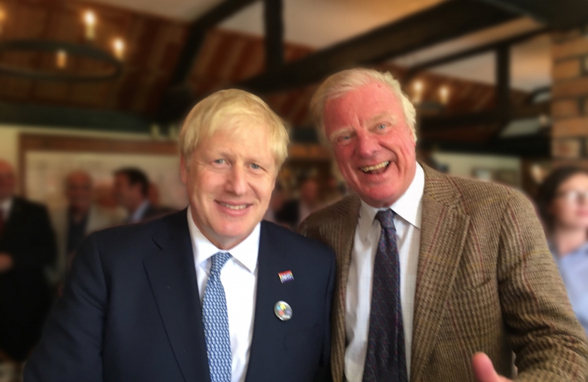 Prime Minister Rt. Hon. Boris Johnson MP and Rt. Hon. Sir Edward Leigh MP